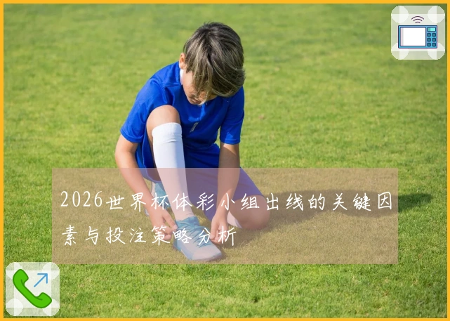 2026世界杯体彩小组出线的关键因素与投注策略分析