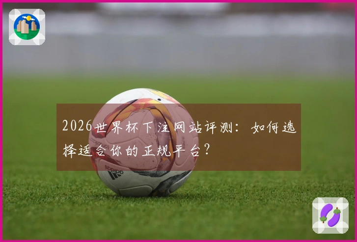 2026世界杯下注网站评测:如何选择适合你的正规平台?