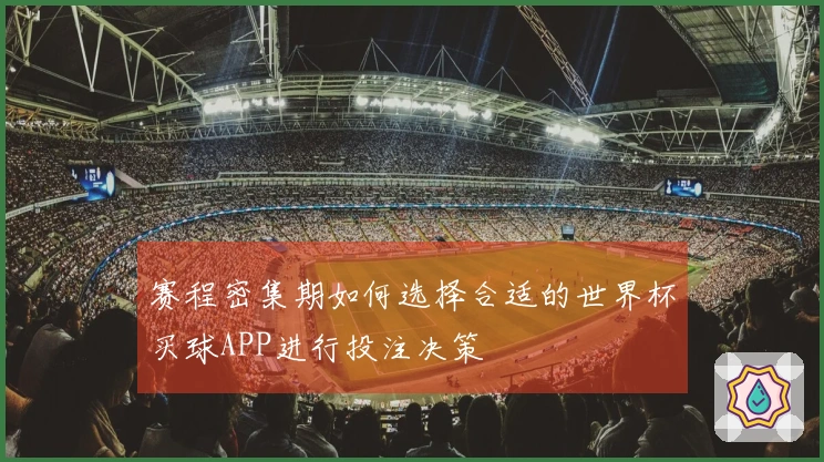 赛程密集期如何选择合适的世界杯买球APP进行投注决策